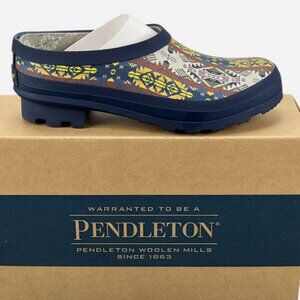 NEW Pendleton Journey West Garden-Rain Clogs For Women in  Blue  2510 2S1